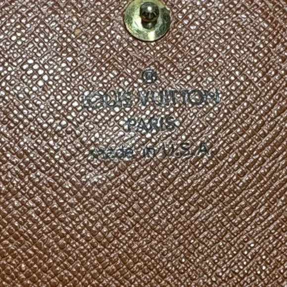 Louis Vuitton Monogram Porte Monnaie Billets Tresor Wallet Envelope Flap 873AN - Picture 6 of 10